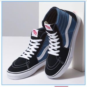 Blue High Top Vans